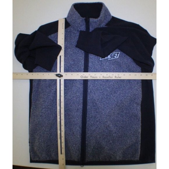 Straight Down Men's Full Zip Fleece Size L - Off Set - Picture 3 of 6